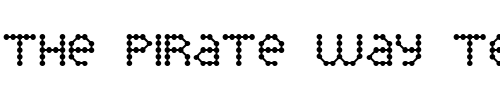 Font : Inkblob Custom Text : The Pirate Way Test your own text here Click to download or to view this font on a tshirt that can be custom printed in Bali