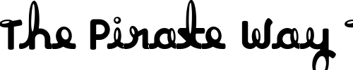 Font : Inkling-Regular Custom Text : The Pirate Way Test your own text here Click to download or to view this font on a tshirt that can be custom printed in Bali