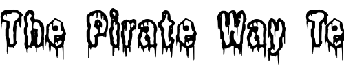 Font : It-Lives-In-The-Swamp-BRK Custom Text : The Pirate Way Test your own text here Click to download or to view this font on a tshirt that can be custom printed in Bali