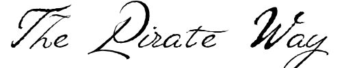 Font : Ivana-Script-URW-D-Regular Custom Text : The Pirate Way Test your own text here Click to download or to view this font on a tshirt that can be custom printed in Bali
