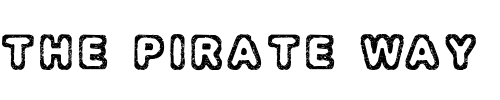 Font : Izolation Custom Text : The Pirate Way Test your own text here Click to download or to view this font on a tshirt that can be custom printed in Bali