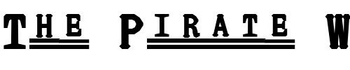 Font : JUstice-Mono-Title Custom Text : The Pirate Way Test your own text here Click to download or to view this font on a tshirt that can be custom printed in Bali