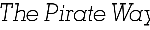 Font : JaakLightSSK-Italic Custom Text : The Pirate Way Test your own text here Click to download or to view this font on a tshirt that can be custom printed in Bali