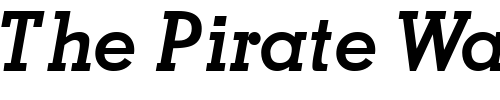 Font : JaakSSK-BoldItalic Custom Text : The Pirate Way Test your own text here Click to download or to view this font on a tshirt that can be custom printed in Bali