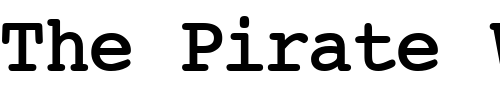 Font : JackInput Custom Text : The Pirate Way Test your own text here Click to download or to view this font on a tshirt that can be custom printed in Bali