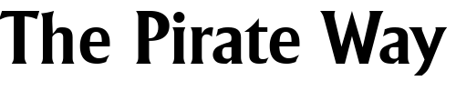 Font : JacobBecker-Bold Custom Text : The Pirate Way Test your own text here Click to download or to view this font on a tshirt that can be custom printed in Bali