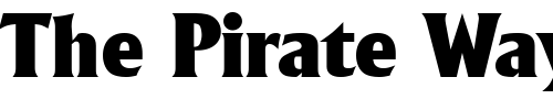 Font : JacobBecker-Heavy Custom Text : The Pirate Way Test your own text here Click to download or to view this font on a tshirt that can be custom printed in Bali