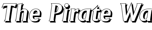 Font : JacobBeckerShadow-BoldItalic Custom Text : The Pirate Way Test your own text here Click to download or to view this font on a tshirt that can be custom printed in Bali