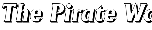 Font : JacobBeckerShadow-ExtraBold-Italic Custom Text : The Pirate Way Test your own text here Click to download or to view this font on a tshirt that can be custom printed in Bali