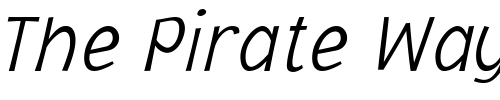 Font : Jacoby-ICG-XLight-Italic Custom Text : The Pirate Way Test your own text here Click to download or to view this font on a tshirt that can be custom printed in Bali