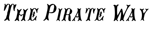 Font : JacquesRoughcut-Italic Custom Text : The Pirate Way Test your own text here Click to download or to view this font on a tshirt that can be custom printed in Bali