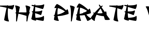 Font : Jade-Monkey-BTN-Black Custom Text : The Pirate Way Test your own text here Click to download or to view this font on a tshirt that can be custom printed in Bali