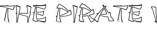 Font : Jade-Monkey-BTN-Outline Custom Text : The Pirate Way Test your own text here Click to download or to view this font on a tshirt that can be custom printed in Bali