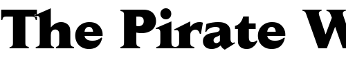 Font : Jaeger-Daily-News-Extra-Bold Custom Text : The Pirate Way Test your own text here Click to download or to view this font on a tshirt that can be custom printed in Bali
