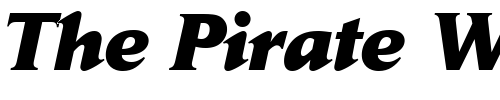 Font : Jaeger-Daily-News-Extra-Bold-Italic Custom Text : The Pirate Way Test your own text here Click to download or to view this font on a tshirt that can be custom printed in Bali