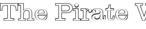 Font : JamesBeckerOutline-Light Custom Text : The Pirate Way Test your own text here Click to download or to view this font on a tshirt that can be custom printed in Bali