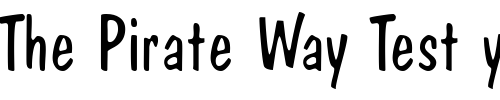 Font : JargonLightSSK Custom Text : The Pirate Way Test your own text here Click to download or to view this font on a tshirt that can be custom printed in Bali