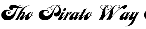 Font : Julia-Script-EF Custom Text : The Pirate Way Test your own text here Click to download or to view this font on a tshirt that can be custom printed in Bali