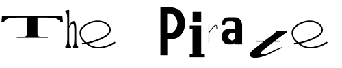 Font : Jumbalaya-Ex Custom Text : The Pirate Way Test your own text here Click to download or to view this font on a tshirt that can be custom printed in Bali