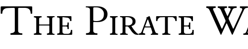 Font : JuniusSmallCaps Custom Text : The Pirate Way Test your own text here Click to download or to view this font on a tshirt that can be custom printed in Bali
