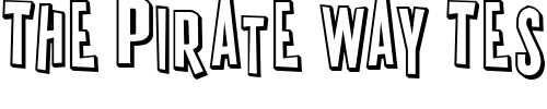 Font : K-P Custom Text : The Pirate Way Test your own text here Click to download or to view this font on a tshirt that can be custom printed in Bali