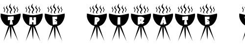 Font : KR-BBQ Custom Text : The Pirate Way Test your own text here Click to download or to view this font on a tshirt that can be custom printed in Bali