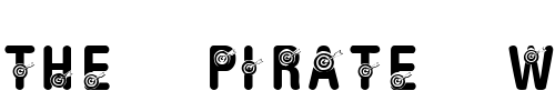 Font : KR-Bullseye Custom Text : The Pirate Way Test your own text here Click to download or to view this font on a tshirt that can be custom printed in Bali