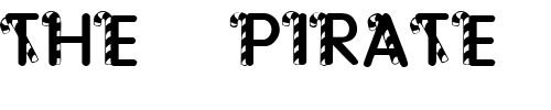 Font : KR-Cane-Letters Custom Text : The Pirate Way Test your own text here Click to download or to view this font on a tshirt that can be custom printed in Bali