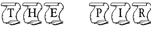 Font : KR-Declaration Custom Text : The Pirate Way Test your own text here Click to download or to view this font on a tshirt that can be custom printed in Bali