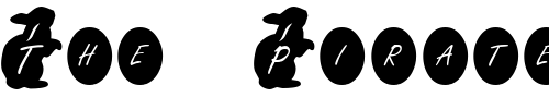 Font : KR-Easter-Rabbit Custom Text : The Pirate Way Test your own text here Click to download or to view this font on a tshirt that can be custom printed in Bali