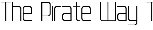 Font : Kanal-UltraLight Custom Text : The Pirate Way Test your own text here Click to download or to view this font on a tshirt that can be custom printed in Bali