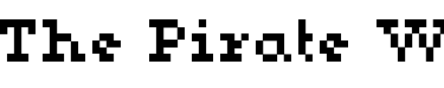 Font : KareSixDotsSerif Custom Text : The Pirate Way Test your own text here Click to download or to view this font on a tshirt that can be custom printed in Bali