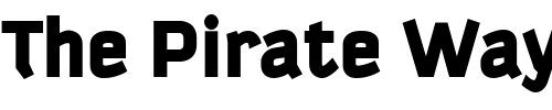 Font : Kautiva-Greek-Black Custom Text : The Pirate Way Test your own text here Click to download or to view this font on a tshirt that can be custom printed in Bali