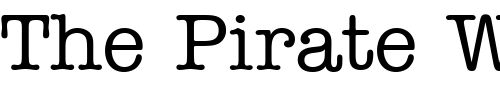 Font : Keyboard-SSi-Medium Custom Text : The Pirate Way Test your own text here Click to download or to view this font on a tshirt that can be custom printed in Bali