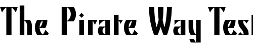 Font : KinoMT Custom Text : The Pirate Way Test your own text here Click to download or to view this font on a tshirt that can be custom printed in Bali