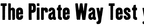 Font : Kipp-No1 Custom Text : The Pirate Way Test your own text here Click to download or to view this font on a tshirt that can be custom printed in Bali