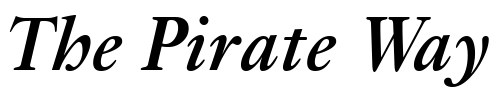 Font : Kis-Classico-BoldItalic Custom Text : The Pirate Way Test your own text here Click to download or to view this font on a tshirt that can be custom printed in Bali