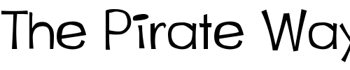 Font : Kitsu-XD Custom Text : The Pirate Way Test your own text here Click to download or to view this font on a tshirt that can be custom printed in Bali