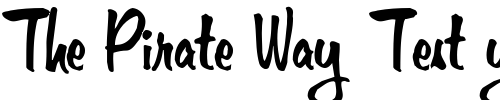 Font : KlaksonType51-Regular Custom Text : The Pirate Way Test your own text here Click to download or to view this font on a tshirt that can be custom printed in Bali