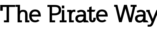 Font : KleinSlabserif-Bold Custom Text : The Pirate Way Test your own text here Click to download or to view this font on a tshirt that can be custom printed in Bali