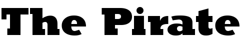 Font : KleinSlabserifBlaxX Custom Text : The Pirate Way Test your own text here Click to download or to view this font on a tshirt that can be custom printed in Bali