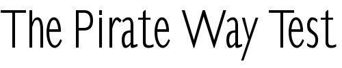 Font : KlillLightCondensed Custom Text : The Pirate Way Test your own text here Click to download or to view this font on a tshirt that can be custom printed in Bali