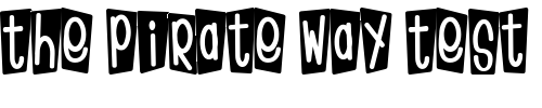 Font : KlinkOMite Custom Text : The Pirate Way Test your own text here Click to download or to view this font on a tshirt that can be custom printed in Bali