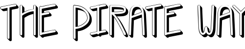 Font : KneeblsExtruded Custom Text : The Pirate Way Test your own text here Click to download or to view this font on a tshirt that can be custom printed in Bali