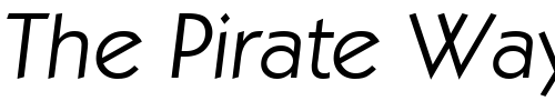 Font : Koblenz-LightIta Custom Text : The Pirate Way Test your own text here Click to download or to view this font on a tshirt that can be custom printed in Bali
