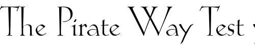 Font : Koch-Antiqua Custom Text : The Pirate Way Test your own text here Click to download or to view this font on a tshirt that can be custom printed in Bali