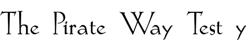 Font : KochRoman Custom Text : The Pirate Way Test your own text here Click to download or to view this font on a tshirt that can be custom printed in Bali