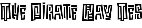 Font : KokoaITC-TT Custom Text : The Pirate Way Test your own text here Click to download or to view this font on a tshirt that can be custom printed in Bali