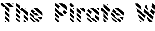 Font : KolStriped Custom Text : The Pirate Way Test your own text here Click to download or to view this font on a tshirt that can be custom printed in Bali
