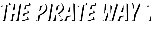 Font : Komika-Title---Emboss Custom Text : The Pirate Way Test your own text here Click to download or to view this font on a tshirt that can be custom printed in Bali